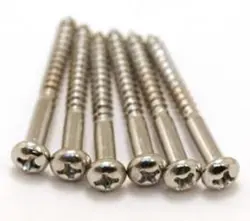 GENUINE FENDER STRATOCASTER VINTAGE TREMOLO BRIDGE MOUNTING SCREWS MADE IN USA