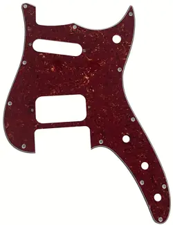 FOR FIT FENDER DUO-SONIC OFFSET HS STYLE GUITAR PICKGUARD RED TORTOISE