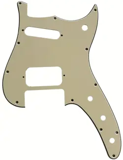 FOR FIT FENDER DUO-SONIC OFFSET HS STYLE GUITAR PICKGUARD VINTAGE YELLOW