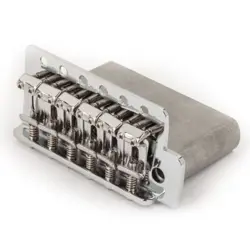 GENUINE FENDER BIG BLOCK HIGH/HI-MASS MEXICAN STRAT CHROME TREMOLO BRIDGE