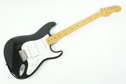 FENDER JAPAN ST57-58US STRATOCASTER BLACK O SERIAL 1997 MIJ
