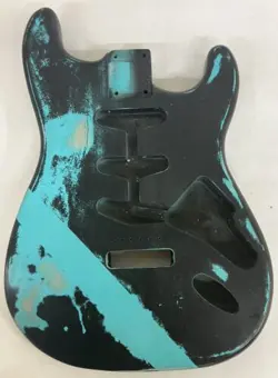 STRATOCASTER GUITAR BODY, AGED RELIC NITRO FINISH, FITS FENDER®STRATOCAS ® NECK