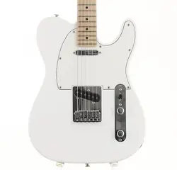 FENDER MEXICO PLAYER TELECASTER POLAR WHITE USED ALDER BODY W/SOFT CASE