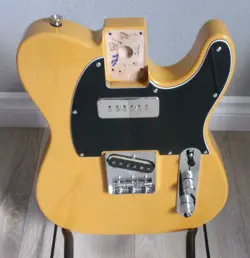 LOADED FENDER PLAYER TELECASTER BUTTERSCOTCH BLONDE ALDER BODY W/GRETSCH P90