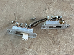 SET 1960S FENDER MUSTANG DUO SONIC GUITAR PICKUP SWITCHES WHITE