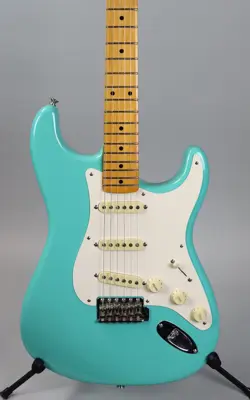USED 2022 FENDER AMERICAN VINTAGE II '57 STRAT SEAFOAM GREEN