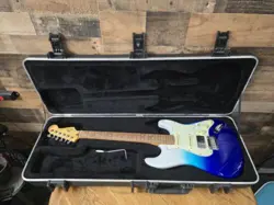 2022 FENDER PLAYER PLUS STRATOCASTER HSS, PAU FERRO BOARD, BELAIR BLUE W/CASE
