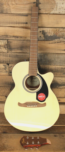 DAMAGED FENDER FA-135CE MAHOGNY ACOUSTIC-ELECTRIC GUITAR   #R9715