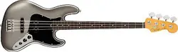 FENDER AMERICAN PROFESSIONAL II JAZZ BASS, MERCURY, ROSEWOOD FINGERBOARD