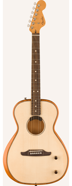FENDER HIGHWAY SERIES PARLOR ACOUSTIC/ELECTRIC GUITAR NATURAL W/ GIGBAG