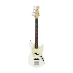 [PREORDER] FENDER AMERICAN PERFORMER MUSTANG BASS GUITAR, ROSEWOOD FB, WHITE