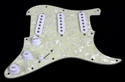 GENUINE FENDER SQUIER PEARLOID LOADED STRAT (11 HOLE) PICKGUARD