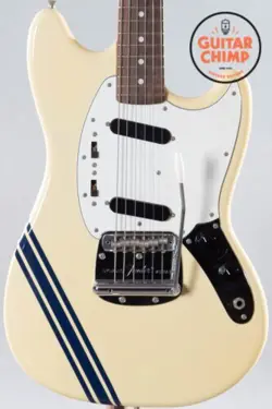 2006 FENDER COMPETITION MUSTANG '73 VINTAGE REISSUE MG73-CO OLYMPIC WHITE MATCHI