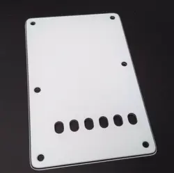 TRUE CUSTOM SHOP® 3PLY WHITE 6 HOLE VINTAGE STYLE TREMOLO COVER FOR FENDER STRAT