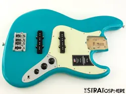 FENDER AMERICAN PROFESSIONAL II JAZZ BASS LOADED BODY, USA MIAMI BLUE
