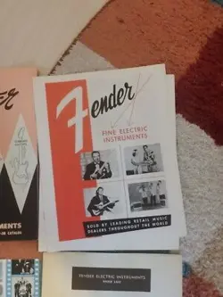 FENDER GUITAR CATALOG