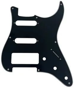 CUSTOM FOR FENDER STRATOCASTER 8 SCREW S-S-P90 STYLE GUITAR PICKGUARD,BLACK
