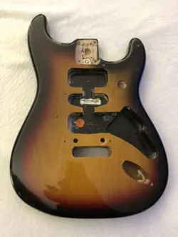 2005 FENDER AMERICAN STANDARD STRATOCASTER GUITAR BODY