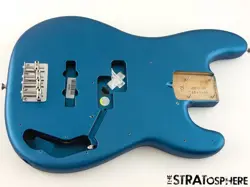 FENDER AMERICAN PERFORMER PRECISION P BASS BODY   HARDWARE USA LAKE PLACID BLUE