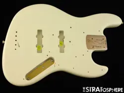 FENDER AV II AMERICAN VINTAGE 1966 JAZZ J BASS BODY, 66 OLYMPIC WHITE