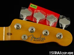FENDER AV II AMERICAN VINTAGE 1954 PRECISION BASS P NECK   TUNERS 