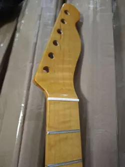 21 FRET TIGER ROASTED FLAME MAPLE TL ELECTRIC GUITAR NECK FOR FENDER REPLACEMENT