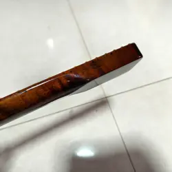 21 FRET TELE ELECTRIC GUITAR NECK PART FLAME MAPLE FOR DIY FENDER REPLACE GLOSS