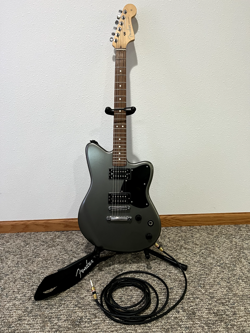 2003 FENDER TORONADO - GRAY - EXCELLENT CONDITION W/GIG BAG, STAND, STRAP, CABLE