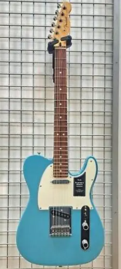 FENDER PLAYER II TELECASTER SLAB ROSEWOOD FINGERBOARD   AQUATONE BLUE