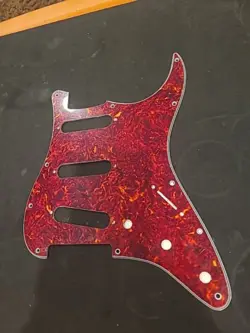 * NEW BROWN TORTOISE STRATOCASTER PICKGUARD FOR FENDER STRAT 3 PLY STANDARD 11