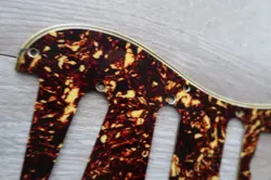 58 FENDER STRATOCASTER PICKGUARD  STRAT TORTOISE CELLULOID 8 HOLE USA AVRI 54 56