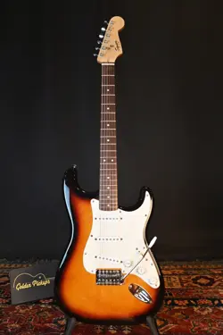 2007 FENDER SQUIER BULLET STRAT STRATOCASTER ELECTRIC GUITAR SUNBURST 371001532