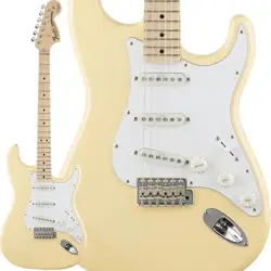 FENDER YNGWIE MALMSTEEN SIGNATURE STRATOCASTER YELLOW WHITE