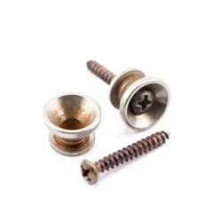 AGP ™ - FENDER ® STRATOCASTER ® TELECASTER ® - AGED RELIC NICKEL STRAP BUTTONS