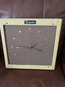 FENDER ORIGINAL TWEED CLOCK