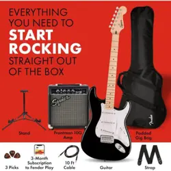 SQUIER BY FENDER ELECTRIC GUITAR KIT SONIC STRATOCASTER