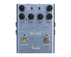 USED FENDER TRE-VERB DIGITAL REVERB/TREMOLO PEDAL