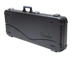 USED FENDER DELUXE MOLDED CASE FOR JAZZMASTER/JAGUAR - BLACK