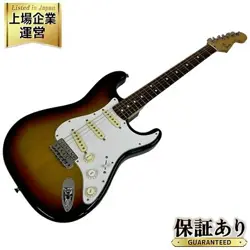 USED FENDER JAPAN STRATOCASTER SUNBURST ELECTRIC GUITAR 2010 2012