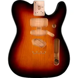FENDER DELUXE SERIES TELECASTER BODY, ALDER, 3-COLOR SUNBURST