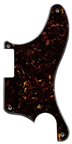 BROWN TORTOISE FOR FENDER TELE CABALLO TONO LIGERO HUMBUCKER GUITAR PICKGUARD