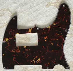 PICK FITS FENDER TELECASTER 8-HOLE HUMBUCK GUITAR PICKGUARD,4 PLY BROWN TORTOISE
