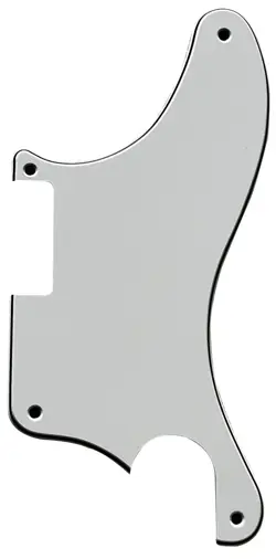 3 PLY WHITE FOR FENDER TELE CABALLO TONO LIGERO HUMBUCKER GUITAR PICKGUARD