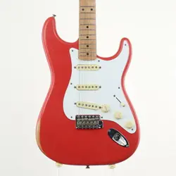 USED FENDER MEXICO / VINTERA ROAD WORN 50S STRATOCASTER FIESTA RED