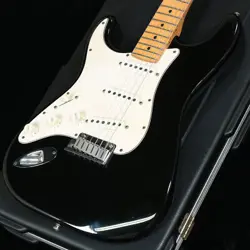 USED FENDER USA / AMERICAN STANDARD STRATOCASTER LEFT HANDED BLACK/M