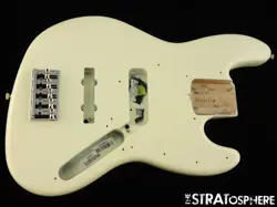 FENDER AMERICAN PROFESSIONAL II JAZZ BASS V 5 STRING BODY HARDWARE OLYMPIC WHITE