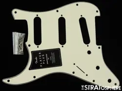 LEFTY FENDER PLAYER PLUS SERIES STRATOCASTER STRAT PARCHMENT PICKGUARD GUITAR