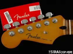 LEFTY FENDER PLAYER PLUS SERIES STRATOCAST STRAT NECK & LOCKING TUNERS PAU FERRO