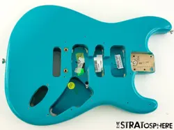 FENDER AMERICAN PROFESSIONAL II STRATOCASTER BODY, STRAT PARTS MIAMI BLUE.