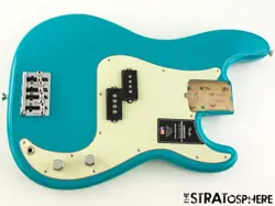 FENDER AMERICAN PROFESSIONAL II PRECISION P BASS, LOADED BODY MIAMI BLUE